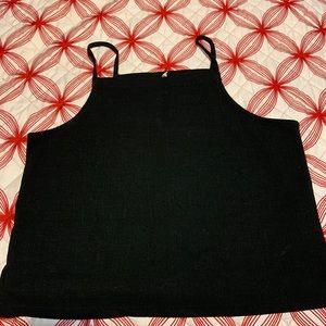 Madewell Black Apron Tank Top